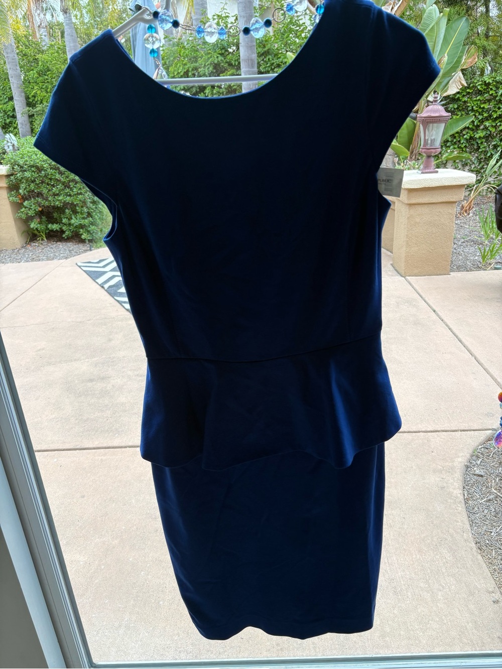 Banana Republic cobalt blue Peplum Midi Dress